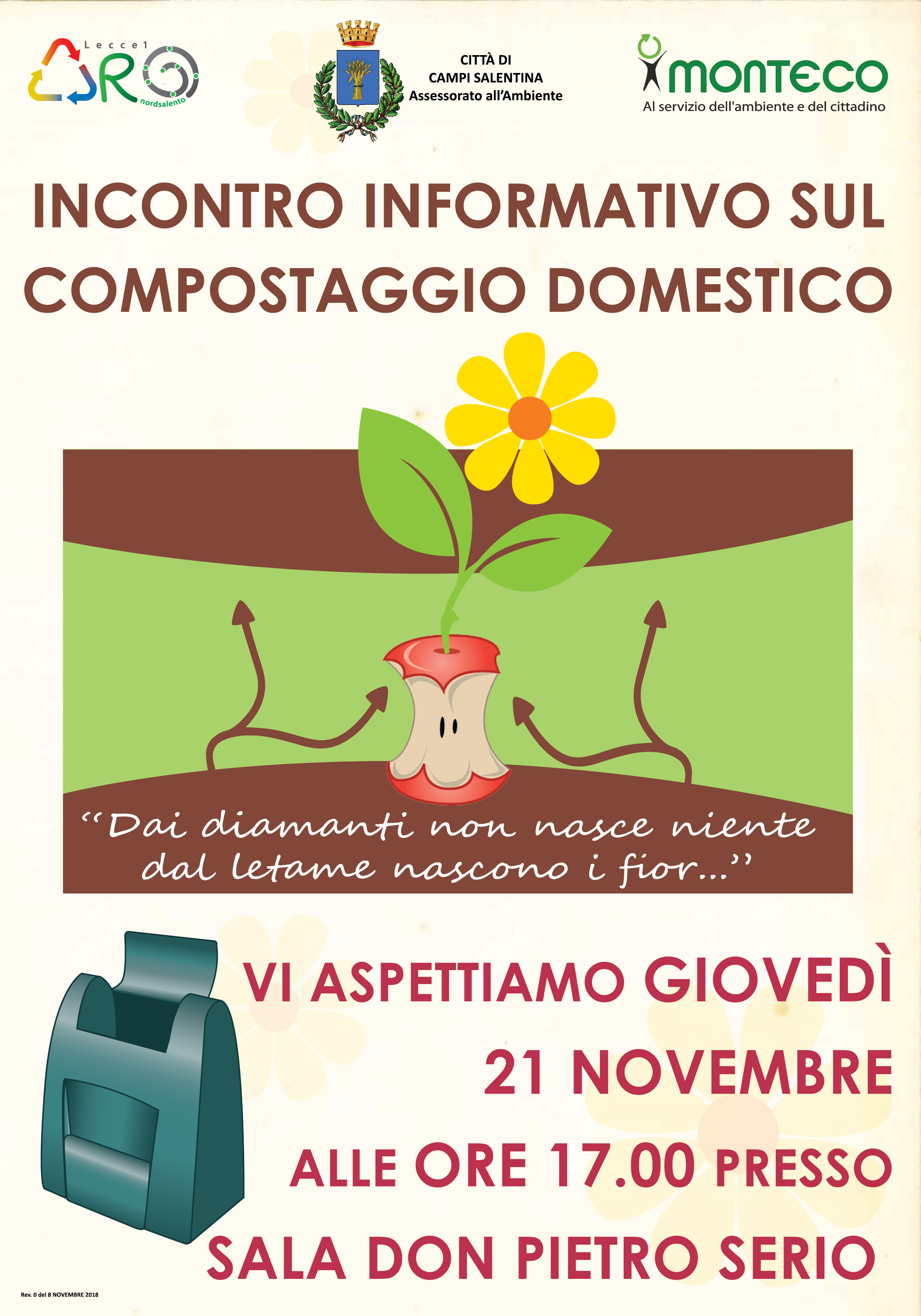 Campi Salentina: Incontro informativo sul compostaggio domestico
